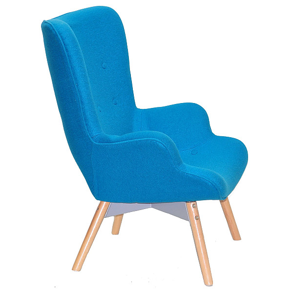 Крісло Onder Mebli REGENT Синій W-20 Тканина-2