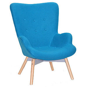 Кресло Onder Mebli REGENT Синий W-20 Ткань