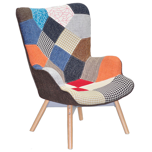 Кресло Onder Mebli REGENT Петчворк 1 Ткань-0