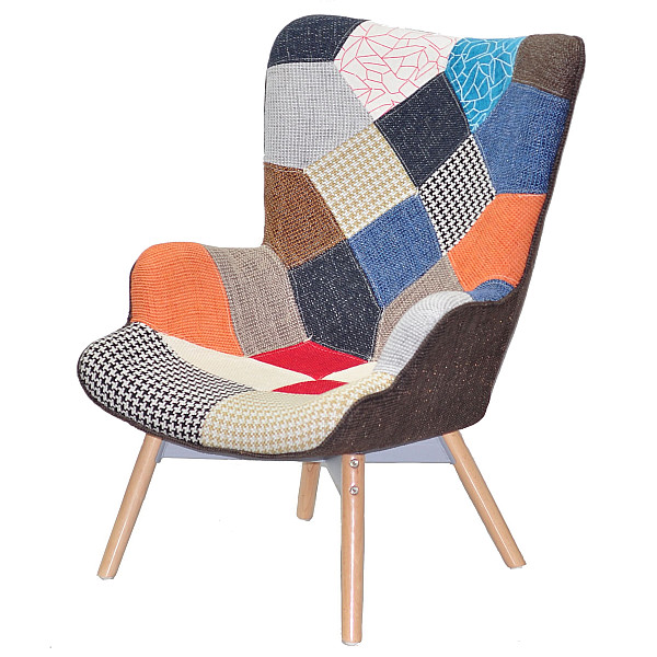Кресло Onder Mebli REGENT Петчворк 1 Ткань-2