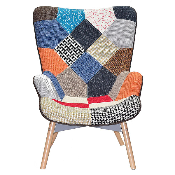 Кресло Onder Mebli REGENT Петчворк 1 Ткань-1