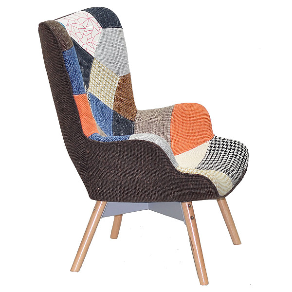 Кресло Onder Mebli REGENT Петчворк 1 Ткань-3