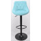 Барний стілець Onder Mebli FORO+BUTTON BAR BK-BASE Блакитний B-1019 Оксамит-2-thumb