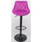 Барный стул Onder Mebli FORO+BUTTON BAR BK-BASE Сирень B-1022 Бархат-1-thumb