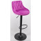 Барный стул Onder Mebli FORO+BUTTON BAR BK-BASE Сирень B-1022 Бархат-0-thumb