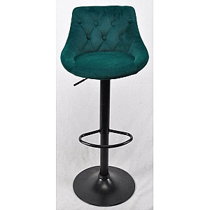Барный стул Onder Mebli FORO+BUTTON BAR BK-BASE Зеленый B-1003 Бархат