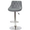Барный стул Onder Mebli FORO+BUTTON BAR CH-BASE Серый B-1004 Бархат-1-thumb