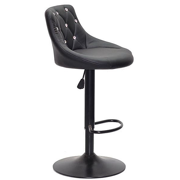 Барный стул Onder Mebli FORO+SV BAR BK-BASE Черный Экокожа-3