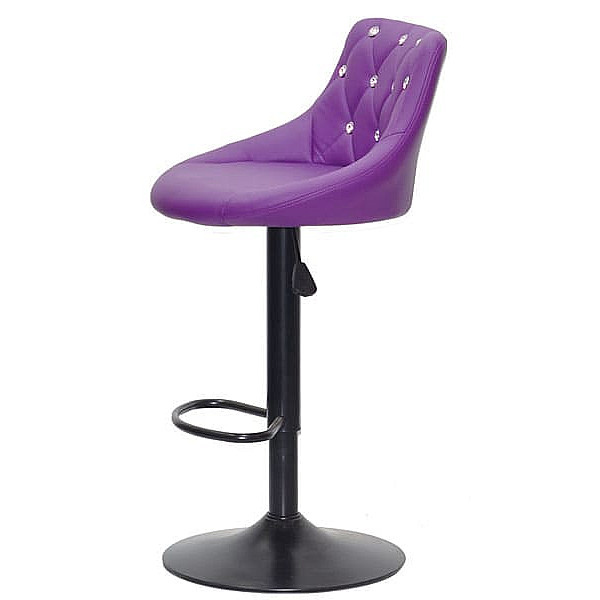 Барный стул Onder Mebli FORO+SV BAR BK-BASE Пурпур 1010 Экокожа-2
