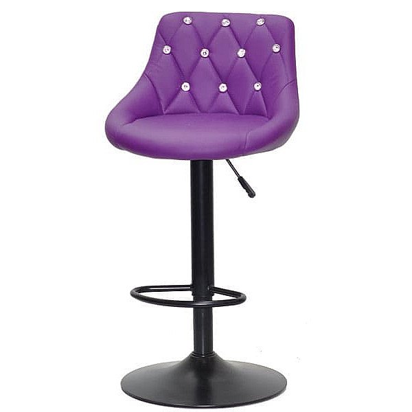 Барный стул Onder Mebli FORO+SV BAR BK-BASE Пурпур 1010 Экокожа-1