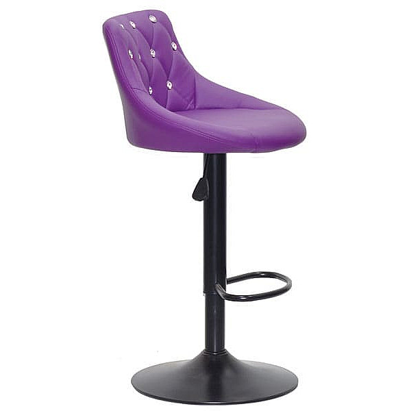 Барный стул Onder Mebli FORO+SV BAR BK-BASE Пурпур 1010 Экокожа-3