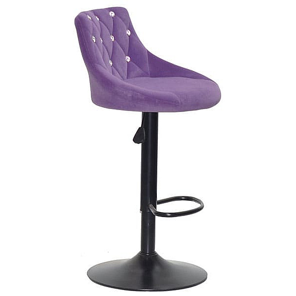 Барный стул Onder Mebli FORO+SV BAR BK-BASE Пурпур B-1013 Бархат-2