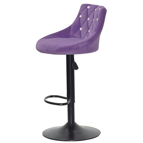 Барный стул Onder Mebli FORO+SV BAR BK-BASE Пурпур B-1013 Бархат-3
