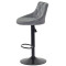 Барний стілець Onder Mebli FORO+SV BAR BK-BASE Сірий B-1004 Оксамит-3-thumb