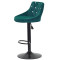 Барний стілець Onder Mebli FORO+SV BAR BK-BASE Зелений B-1003 Оксамит-1-thumb
