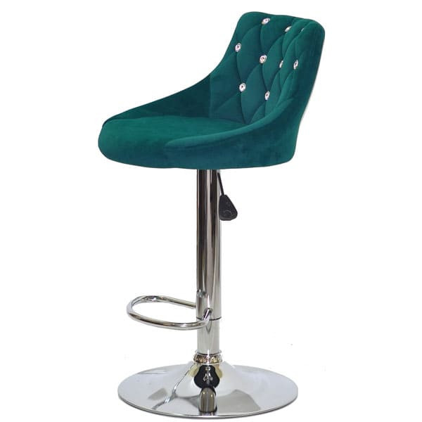 Барный стул Onder Mebli FORO+SV BAR CH-BASE Зеленый B-1003 Бархат-2