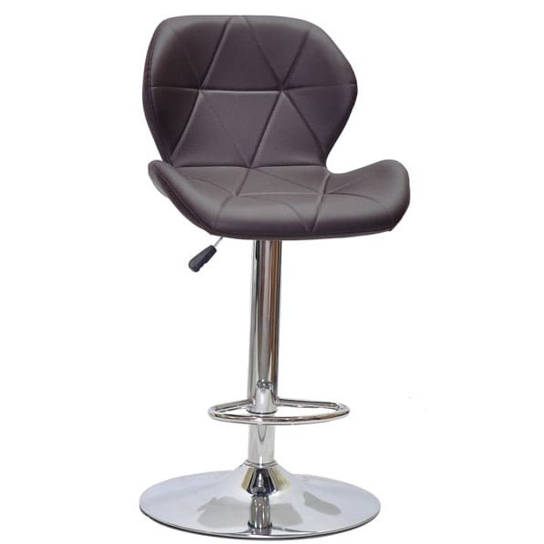 Барный стул Onder Mebli Invar BAR CH - BASE Коричневый 80 Экокожа-0