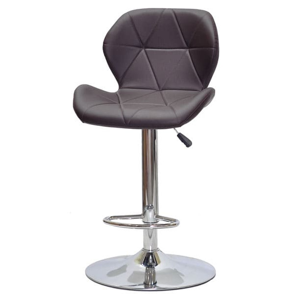 Барный стул Onder Mebli Invar BAR CH - BASE Коричневый 80 Экокожа-1