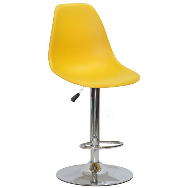 Барний стілець Onder Mebli Nik BAR CH - BASE Жовтий 11 Пластик-0