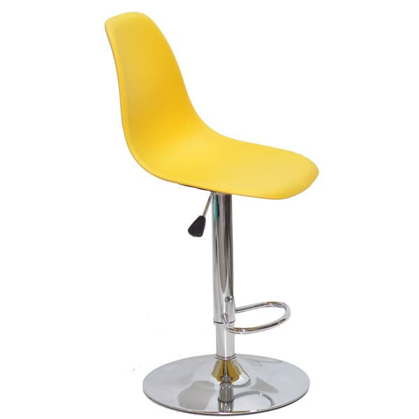 Барний стілець Onder Mebli Nik BAR CH - BASE Жовтий 11 Пластик-2