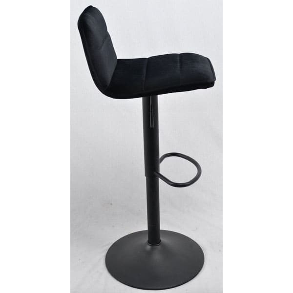 Барный стул Onder Mebli REAL BAR BK-BASE Черный B-1011 Бархат-3