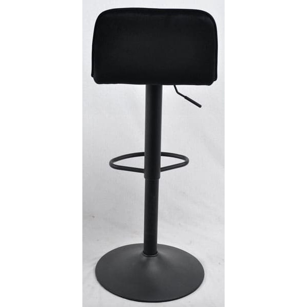Барный стул Onder Mebli REAL BAR BK-BASE Черный B-1011 Бархат-2