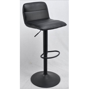 Барный стул Onder Mebli REAL BAR BK-BASE Черный Экокожа