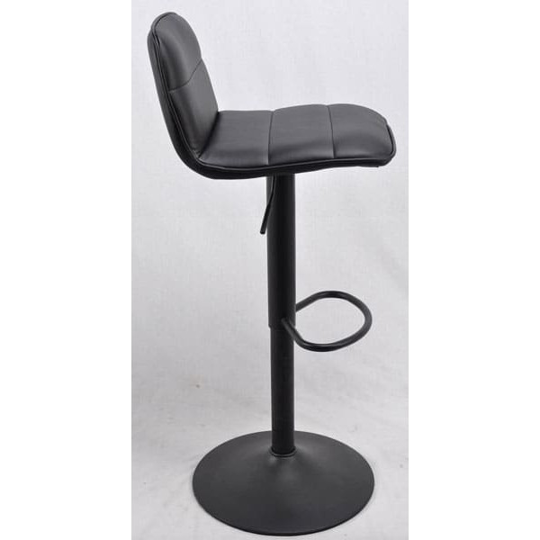 Барний стілець Onder Mebli REAL BAR BK-BASE Чорний Екошкіра-1