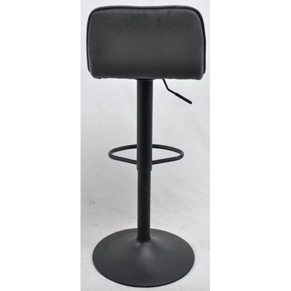 Барный стул Onder Mebli REAL BAR BK-BASE Серый B-1004 Бархат-1