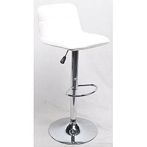 Барний стілець Onder Mebli REAL BAR CH-BASE Білий Екошкіра