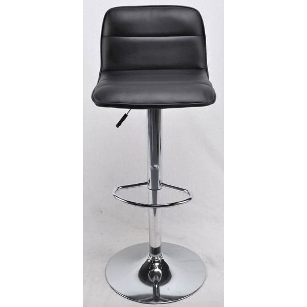 Барний стілець Onder Mebli REAL BAR CH-BASE Чорний Екошкіра-1