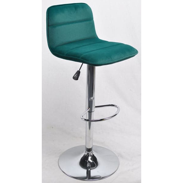 Барный стул Onder Mebli REAL BAR CH-BASE Зеленый B-1003 Бархат-0