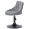 Стілець Onder Mebli FORO+BUTTON BK-BASE Сірий B-1004 Оксамит-3-thumb