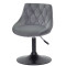 Стілець Onder Mebli FORO+BUTTON BK-BASE Сірий B-1004 Оксамит-1-thumb