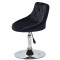 Стілець Onder Mebli FORO+BUTTON CH-BASE Чорний B-1011 Оксамит-3-thumb