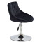Стілець Onder Mebli FORO+BUTTON CH-BASE Чорний B-1011 Оксамит-2-thumb