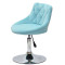 Стілець Onder Mebli FORO+BUTTON CH-BASE Блакитний B-1019 Оксамит-2-thumb