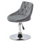 Стул Onder Mebli FORO+BUTTON CH-BASE Серый B-1004 Бархат-2-thumb