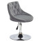 Стул Onder Mebli FORO+BUTTON CH-BASE Серый B-1004 Бархат-3-thumb