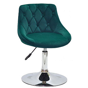 Стул Onder Mebli FORO+BUTTON CH-BASE Зеленый B-1003 Бархат