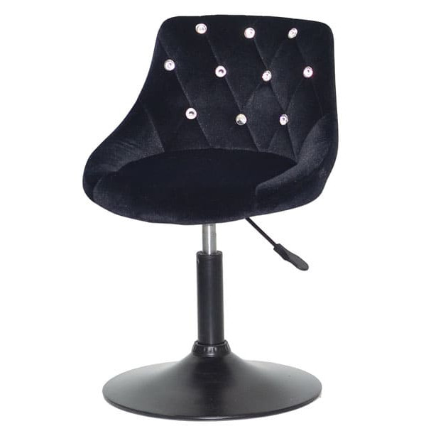 Стул Onder Mebli FORO+SV BK-BASE Черный B-1011 Бархат-1