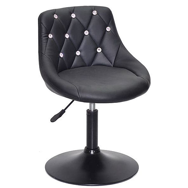 Стул Onder Mebli FORO+SV BK-BASE Черный Экокожа-0