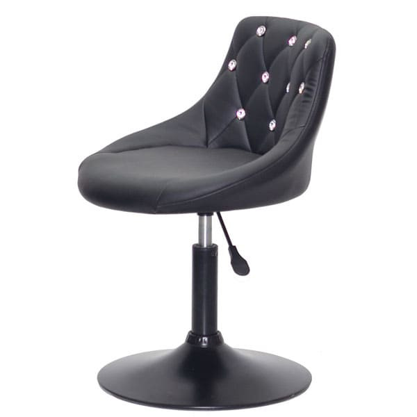 Стул Onder Mebli FORO+SV BK-BASE Черный Экокожа-3