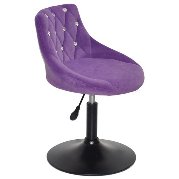 Стілець Onder Mebli FORO+SV BK-BASE Пурпур B-1013 Оксамит-2