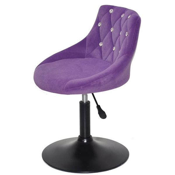 Стілець Onder Mebli FORO+SV BK-BASE Пурпур B-1013 Оксамит-3
