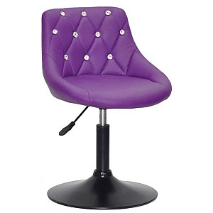 Стілець Onder Mebli FORO+SV BK-BASE Пурпуровий Екошкіра