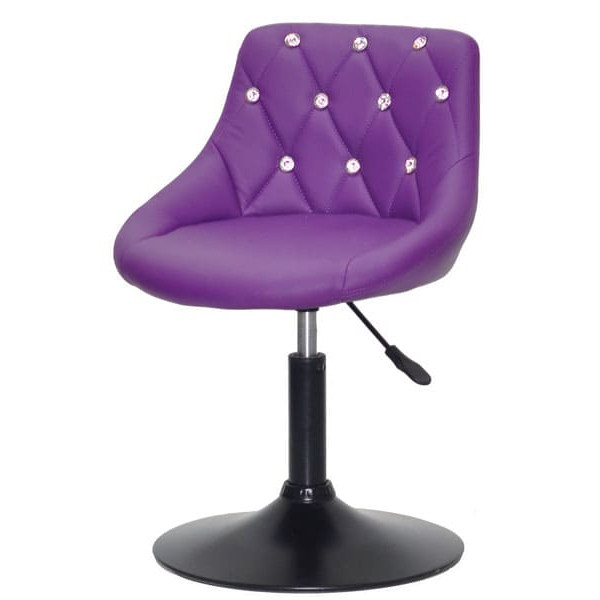 Стілець Onder Mebli FORO+SV BK-BASE Пурпуровий Екошкіра-1