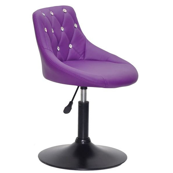 Стілець Onder Mebli FORO+SV BK-BASE Пурпуровий Екошкіра-2