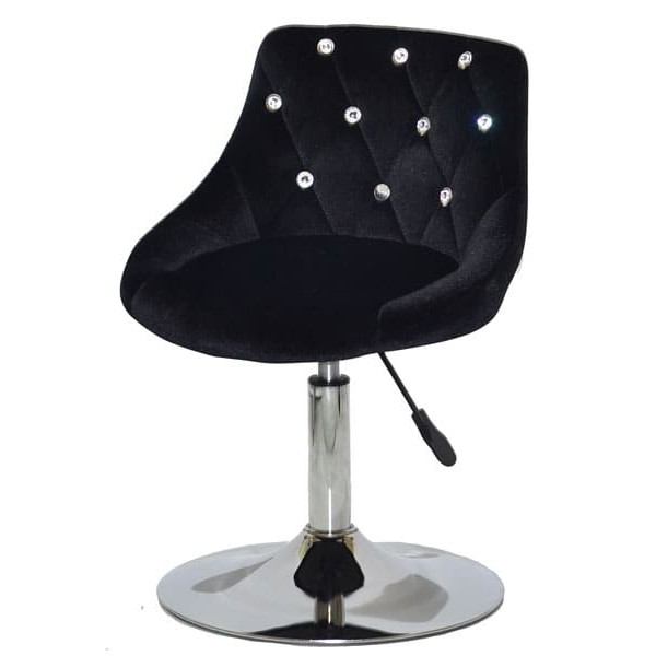 Стул Onder Mebli FORO+SV CH-BASE Черный B-1011 Бархат-1