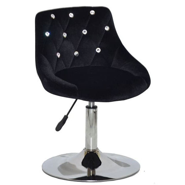 Стул Onder Mebli FORO+SV CH-BASE Черный B-1011 Бархат-0